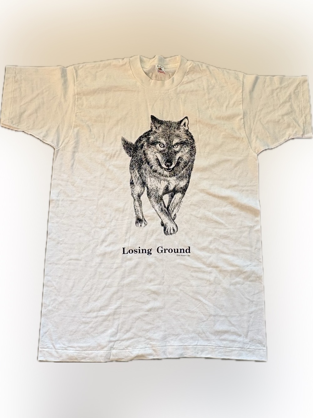 Vintage Single Stitch 1990’s Human I Human I tees Losing Ground A.W. Kehler